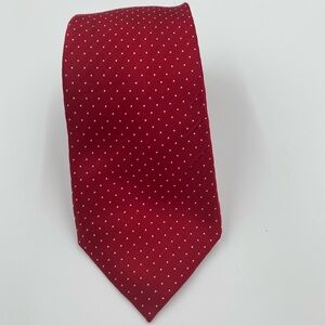 Charles Tyrwhitt Red Polka Dot Tie XL Opening Slightly In The Back See Pics